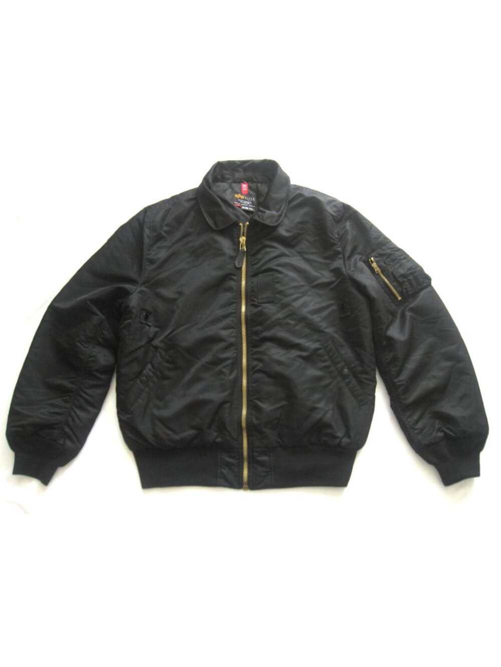 Alpha Industries B-15 Slim Fit Bomber Jacket Men Sz 2XL Aviator‎ Flight (MJ108)
